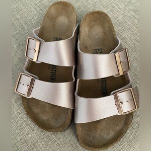 Copper Arizona Birkenstock 37 Regular Width - like new